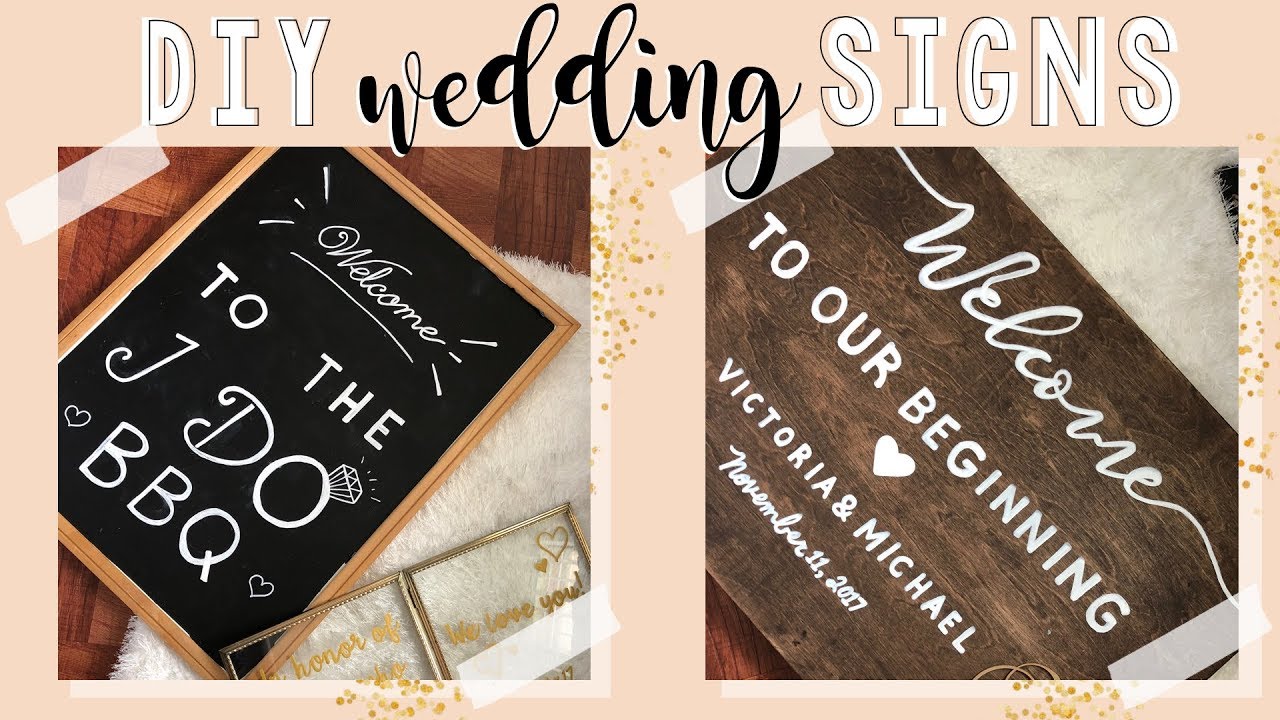 Where to Buy Wedding Signs and Decor