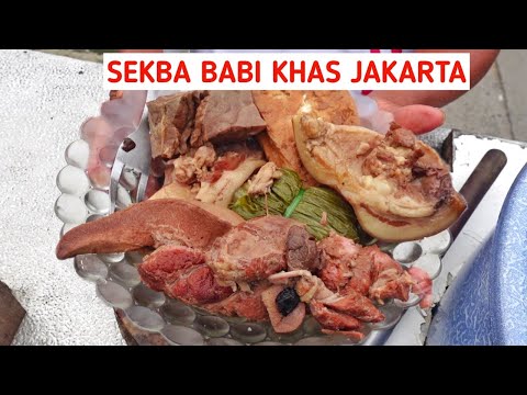 SEKBA BABI GEROBAKAN JUALAN DITENGAH KAMPUNG DI JAKARTA BARAT COCOK BUAT KULINER NON HALAL JAKARTA