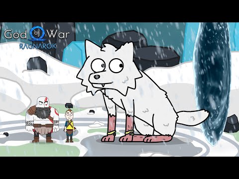 Atreus Injects Fenrir Soul In Giant Wolf – God of war Ragnarok animation