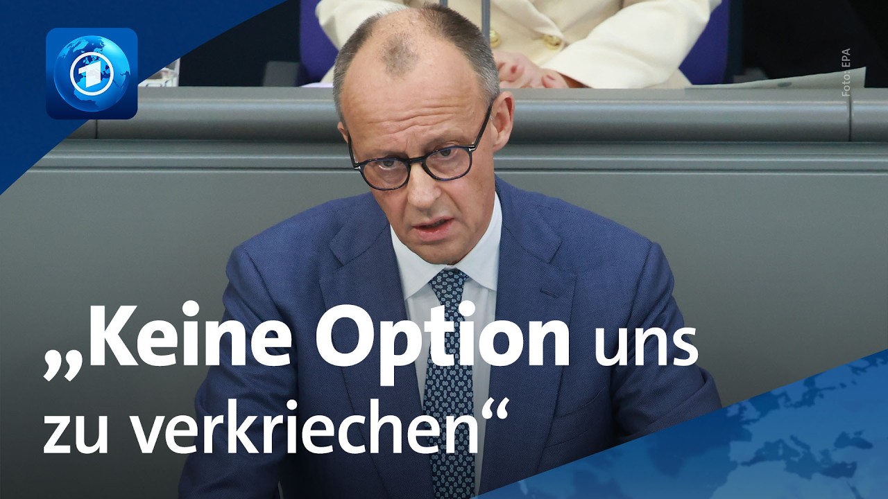 Regierungserklärung: Kanzler Merz über die EU, den Krieg gegen die Ukraine und den Krieg in Nahost