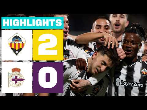 CD CASTELLÓN 2 - 0 RC DEPORTIVO | RESUMEN LALIGA HYPERMOTION