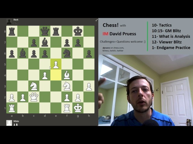 Analyzing Blitz Chess Games: Why? And How to Do it! 