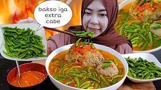 Download lagu bakso iga kuah extra cabe | asmr mukbang mp3