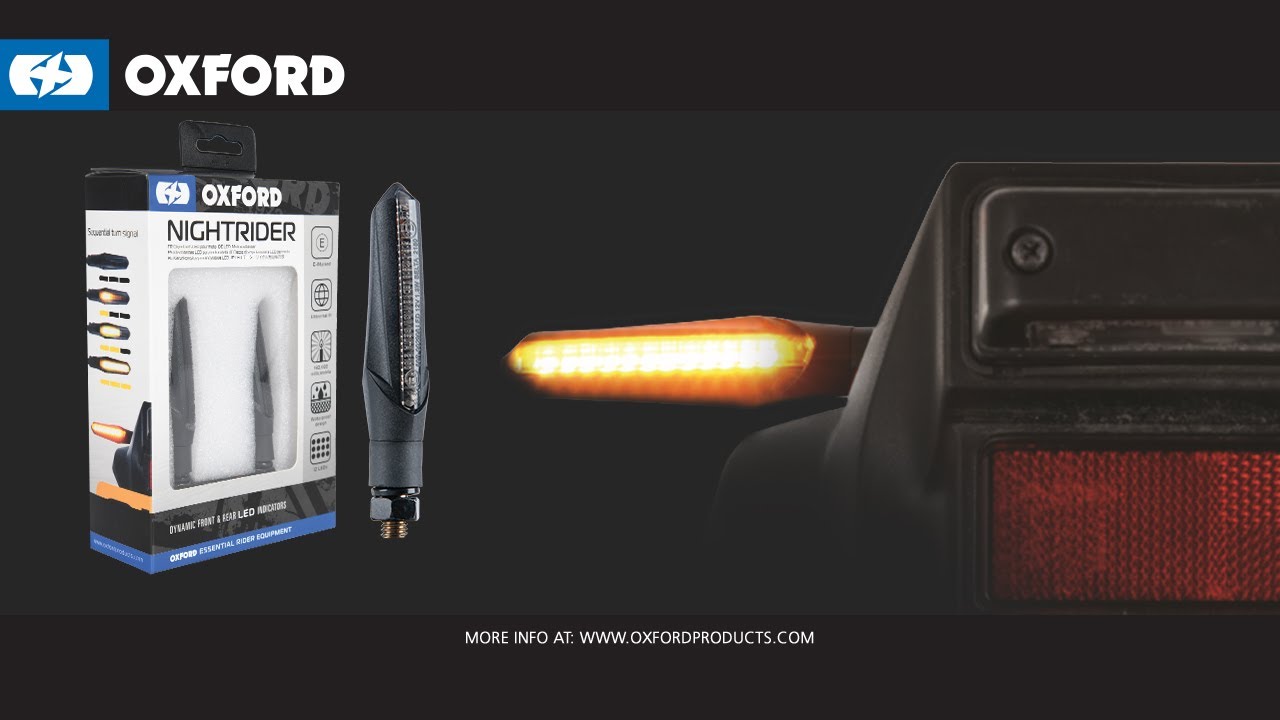 Oxford NightStrider Sequential Indicators Video
