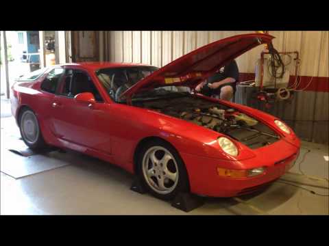 Porsche 968 dyno run
