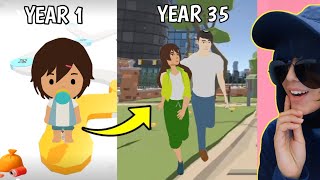 BIRTH  TO DEATH GIRL SIMULATOR LIFE l GAMEPLAY l Misluckygamer 😘