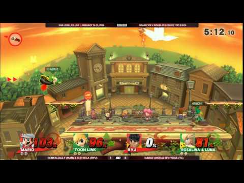 GENESIS 3 - Boreal|Ally/SU|Trela vs DaBuz/SF|Hyuga - Wii U Doubles Top 8 - Losers