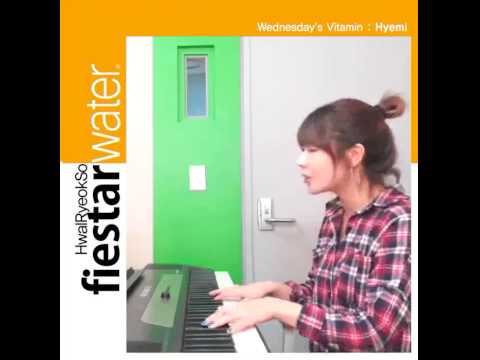150121 fiestarwater ( Light & Salt - Don't leave my side) [Hyemi Cover]