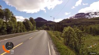 preview picture of video 'Norwegen 2014 - von Ballangen nach Olsborg'