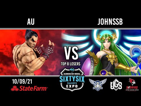 Sixtysix Games - Top 8 Losers - au(Kazuya) Vs. JohnSSB(Palutena)