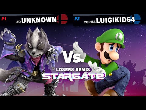 Stargate #11 | Unknown (Wolf) vs Luigikid64 (Luigi) Losers Semis