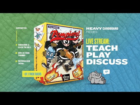 Pompiers! - 4p Teaching, Play-through, & Round table by Heavy Cardboard