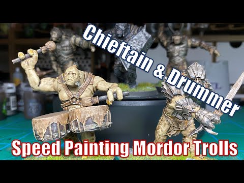 Speed Painting Mordor Trolls