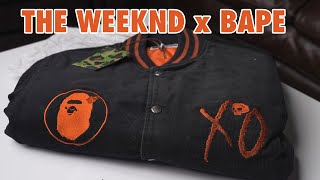 The Weeknd BAPE Pick Up Varisty Jacket & Baby Milo Shirt