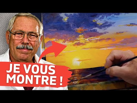 Peindre un COUCHER DE SOLEIL | 7 conseils pour DÉBUTANT
