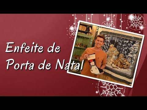 Enfeite de Porta de Natal "Bota com Boneco de Neve" - 10/12/2018