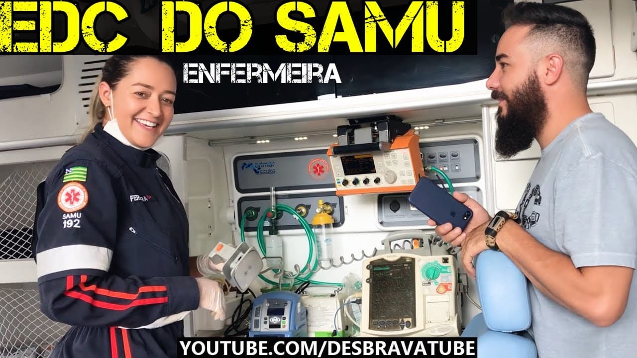 EDC do SAMU - O que Enfermeira carrega no dia a dia - Equipamento do SAMU