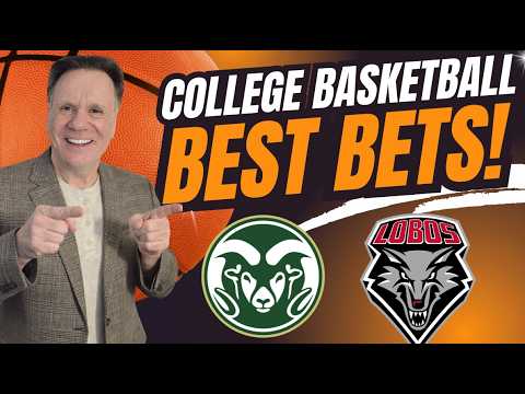 Colorado State vs New Mexico Predictions and BEST Bets | College Basketball Picks For Wednesday!