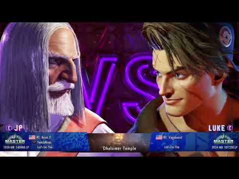 Street Fighter 6 l Brian_f (JP)  VS Vagabond (Luke) l Data Replay Ranked Matches