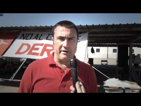 Visita a los trabajadores de Derbi