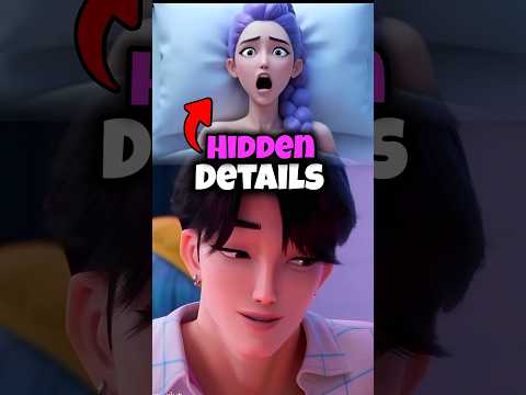 Did you notice these 3 hidden details in Kpop Demon Hunters #kpopdemonhunters #rumi #huntrix #zoey