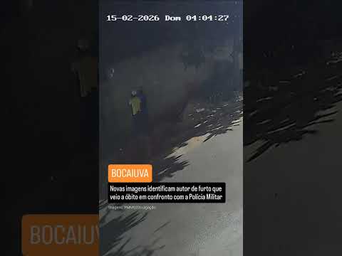 BOCAIUVA | NOVAS IMAGENS IDENTIFICAM AUTOR DE FURTO QUE MORREU EM CONFRONTO COM A POLÍCIA MILITAR