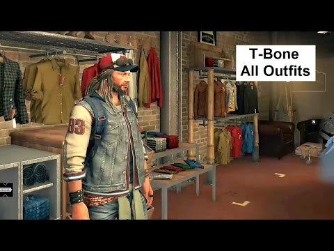All T-Bone outfits. Watch Dogs Bad Blood DLC T-Bone Grady outfits and customization