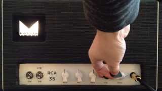 Video thumbnail for 5 Minutes with the Morgan RCA35 Amp - Gear Demo by Ryan Kiesshauer