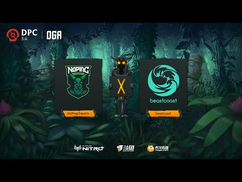 NoPing Esports vs beastcoast  | OGA DPC SA Regional League Upper Division (BO3) | - Game 1