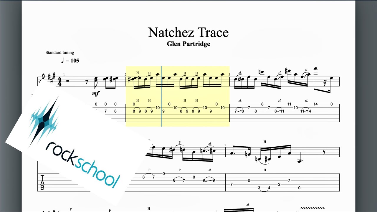 Natchez Trace Rockschool Grade 7 Guitar