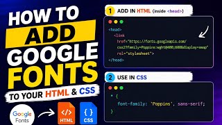 Download lagu Add google fonts to your html and css  mp3