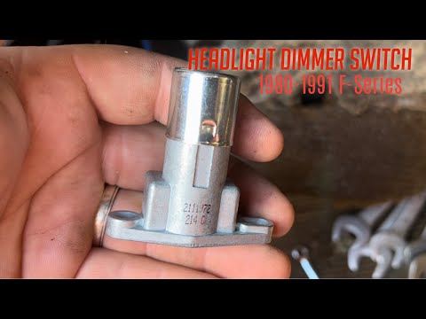 OBS F-Feries: 1980-1991 F-Series Headlight Dimmer Switch Replacement