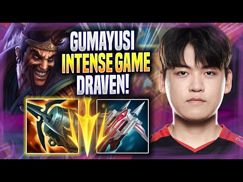 GUMAYUSI INTENSE GAME WITH DRAVEN! - T1 Gumayusi Plays Draven ADC vs Nilah! | Season 2022