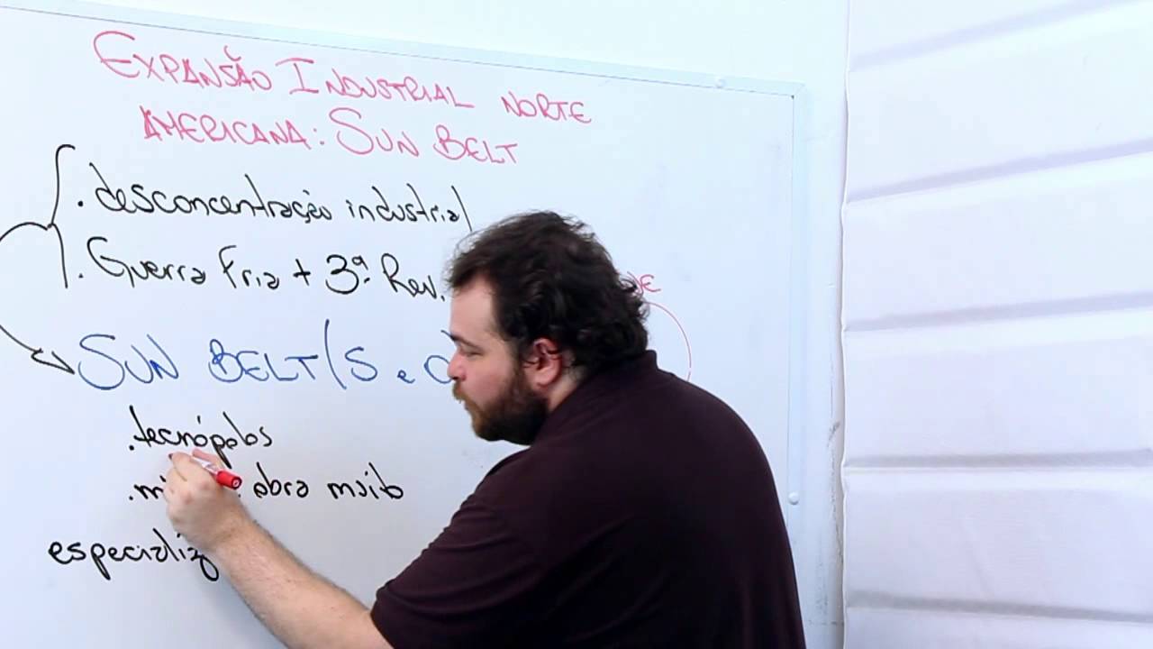 Expansão industrial norte americana  sun belt