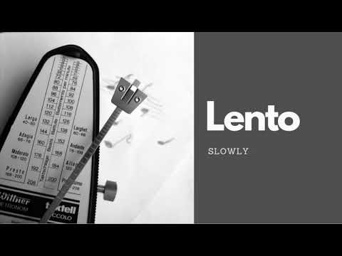 Music 101 Tempo Largo Metronome BPM 40 50 60 5mins Very Slow Speed | 5分鐘拍子機 | 玩樂器必備 音樂入門基礎 慢板速度快慢標記