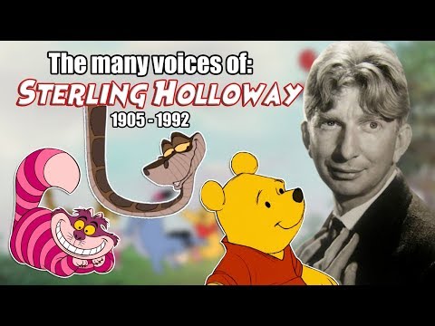 Many Voices of Sterling Holloway (Animated Tribute -- Winnie the Pooh)