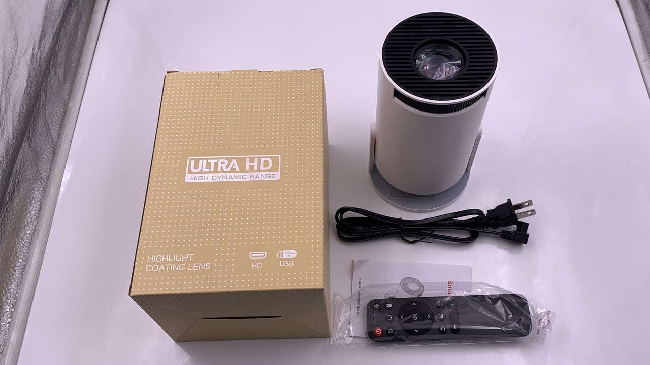 New HY300 Pro Portable Projector 4k Smart outdoor Android 11 1080P Mini 4K Projector