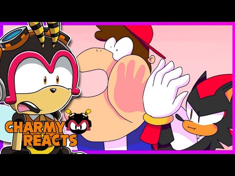He did WHAT to the customers?! - Charmy Reacts to Chaos Cafe - Sonic Revved Up!! Ep. 1 (Animation)