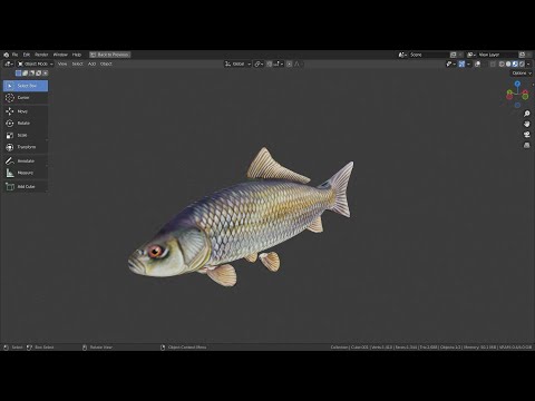 Blender Tutorial - Fish motion animation