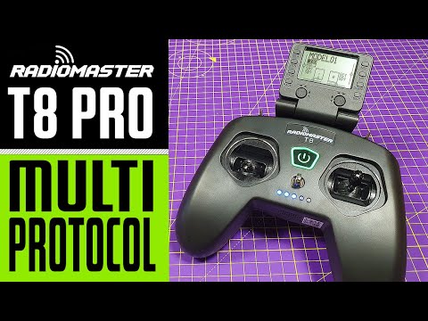 Radiomaster T8 Pro Multi-protocol CC2500 Transmitter / 16CH Hall Sensor Gimbals OpenTX / Review