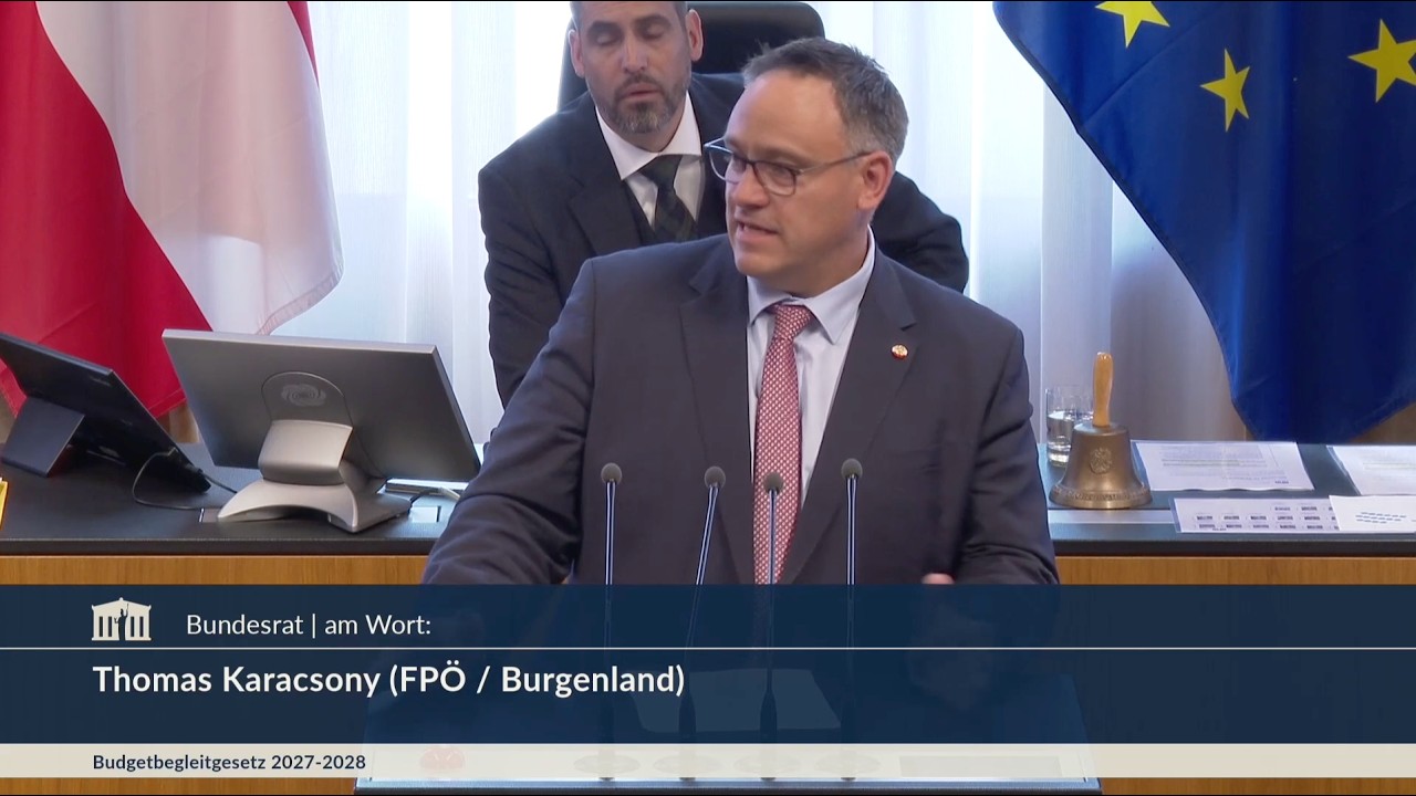 Thomas Karacsony - Budgetbegleitgesetz 2027-2028 - 16.7.2026