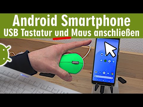 Android Smartphone USB-Stick ⭐️ USB-Tastatur ⭐️ Maus an Handy anschließen 👉️ einrichten mit USB-Hub