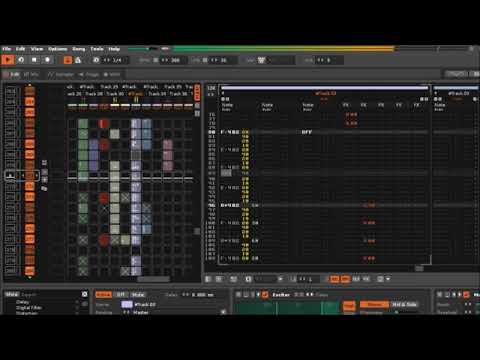 Renoise breakcore WIP
