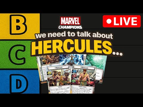 Discussing New Reveals & Ranking Hercules' Cards | Marvel Champions Tier List