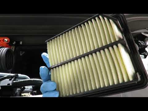 Changing the engine air filter on the 2018-2021 Honda Accord Hybrid Video
