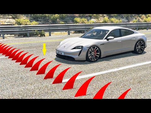 Cars vs Spike Strips Crashes - BeamNG.Drive | Spike Strips Crashes | BeamNG Creation
