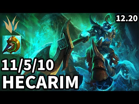 Hecarim Jungle vs Taliyah - Ranked Master - Patch KR 12.20