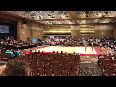 Vegas Acro Cup 2019 11-16 Women’s Pair High & Miller Dynamic routine