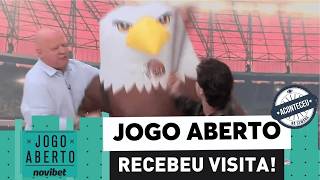 Jogo Aberto recebeu uma visita ilustre no estúdio | Aconteceu na Semana