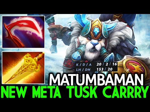 MATUMBAMAN [Tusk] Created New Meta Tusk Carry One Punch Kill Dota 2